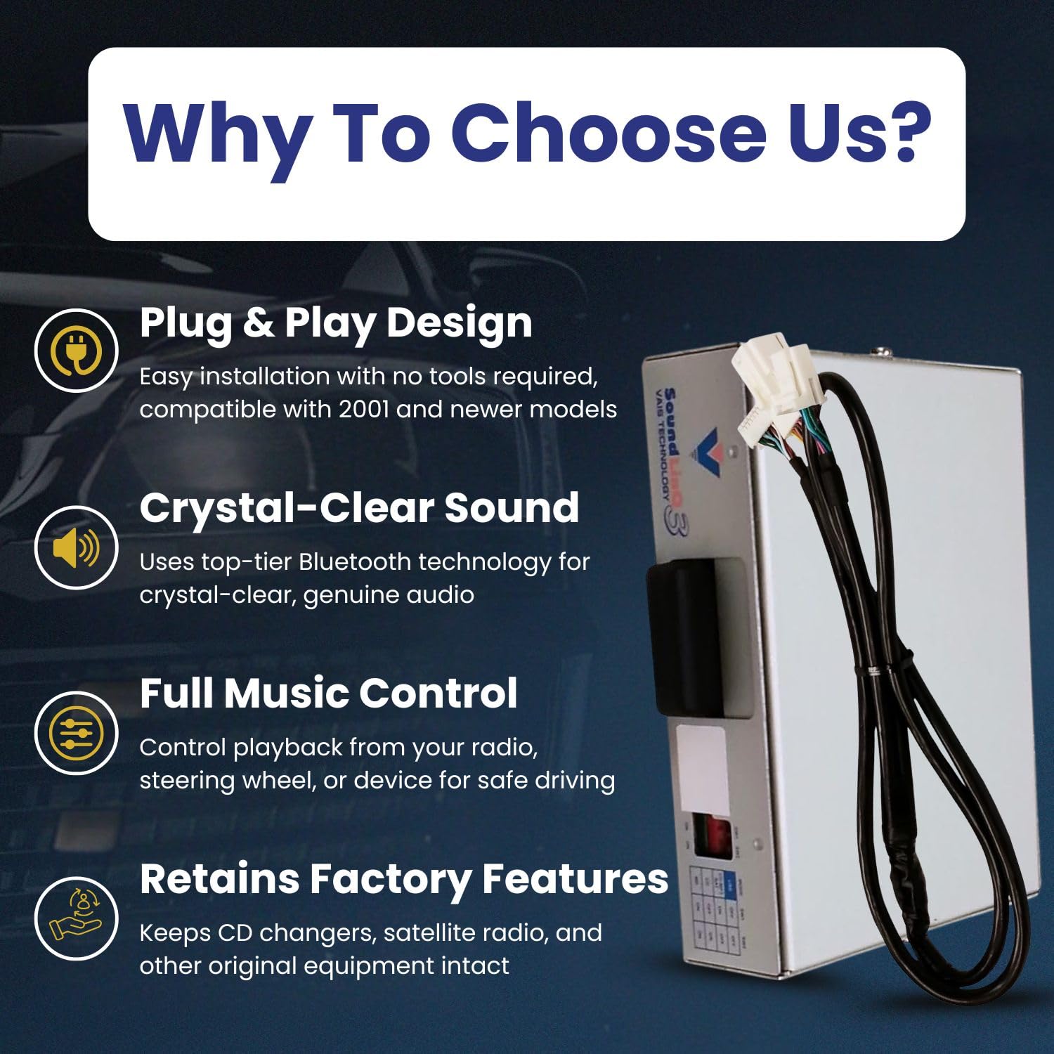 Amazon.com: VAIS SL3B-L Bluetooth Audio Streaming Add-On